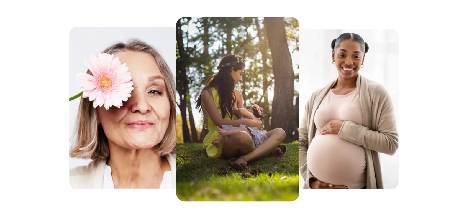 Women's Mental Health Across Life Stages Women at different life stages, from motherhood through menopause